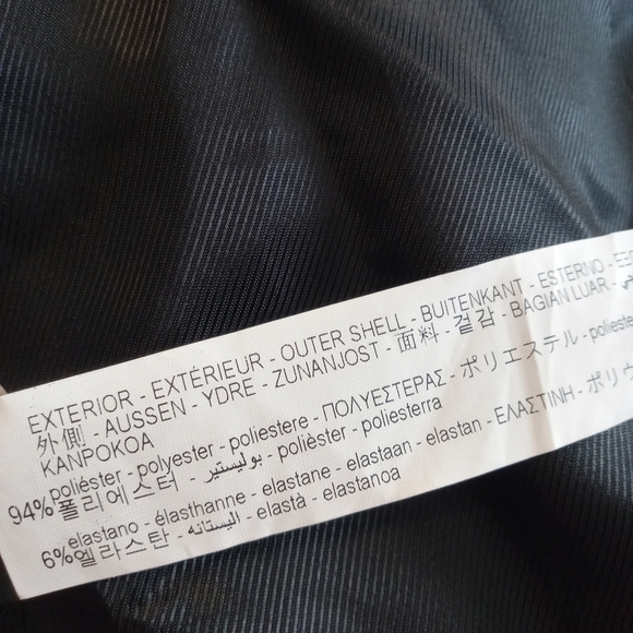 ZARA DOUBLE BREASTED LONG BLAC BLAZER DRESS BLACK SIZE S 8285/642 - Picture 9 of 10